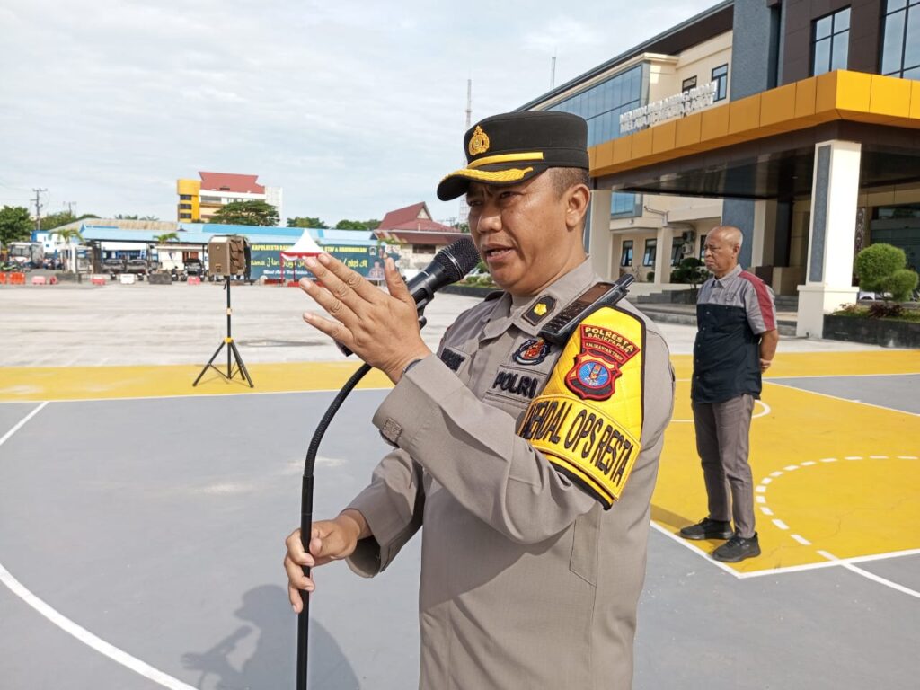 100 Personil Satgas Operasi Ketupat Mahakam Polda Kaltim, Siap Back-up PAM Wilayah Polresta Balikpapan Pasca Lebaran