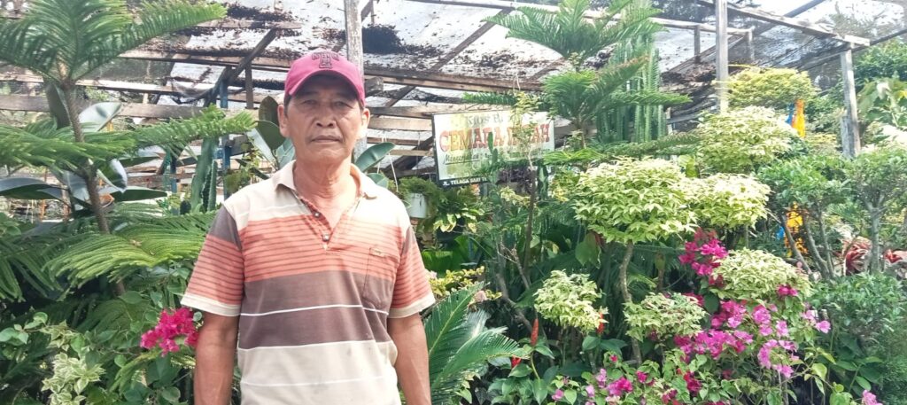Joko Susilo Pedagang Tanaman Hias Peduli Kondusifitas Kota Balikpapan