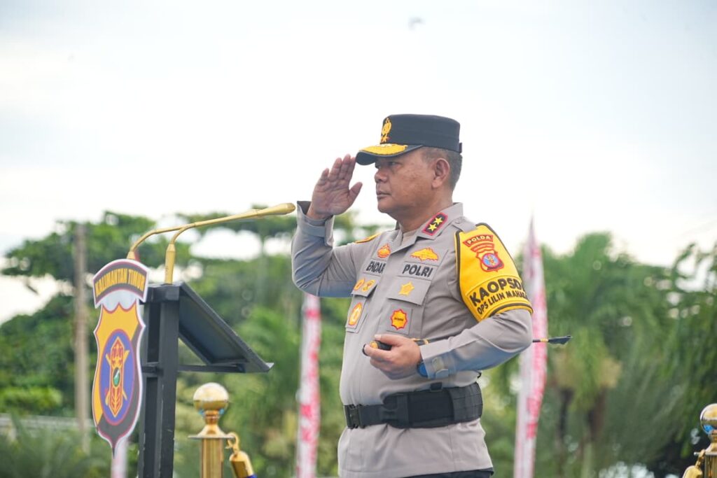 Polda Kaltim Gelar Apel Operasi Lilin Mahakam 2025, Siagakan 3.118 Personel Amankan Nataru