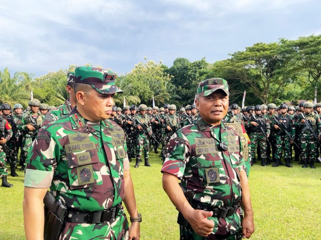 Kasdam XXII/TB ke Markas Yonif 621/MTG, Kesiapan Prajurit Tempur Harus Dibangun Menyeluruh