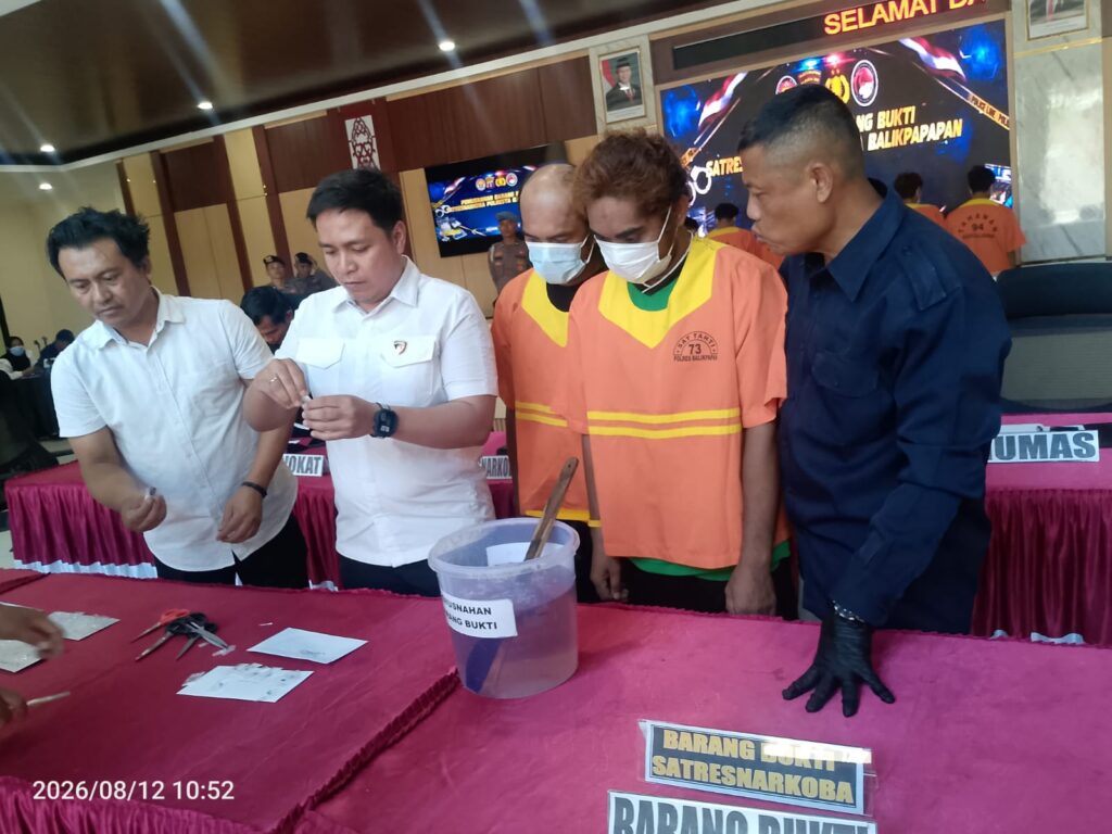 Polresta Balikpapan Musnahkan 1,09 Kg Sabu, Diperkirakan Selamatkan 10.970 Jiwa
