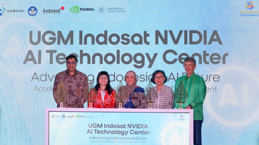 Kemkomdigi, Indosat, NVIDIA, dan UGM Resmi Luncurkan Pusat Teknologi AI Pertama Berbasis Universitas di Indonesia